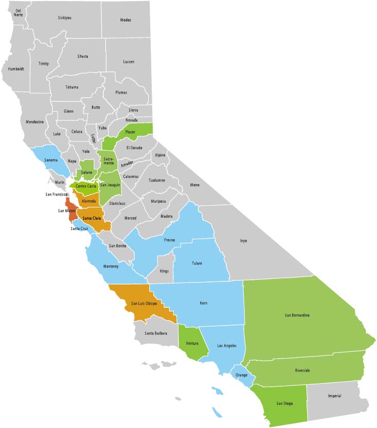 Map of California. Learn how you could benefit from an appeal.